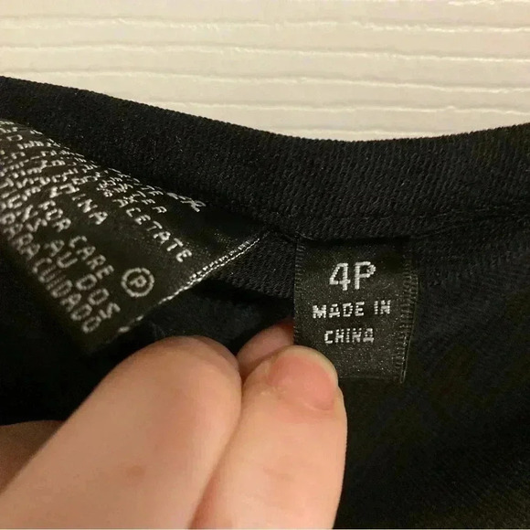 Kasper Women’s Suit Blazer Jacket and Skirt Sz.4p Black w/ Pleats - Picture 12 of 13